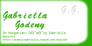 gabriella godeny business card